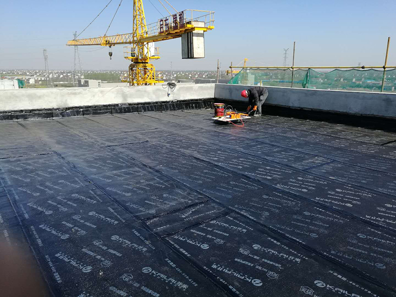 防水卷材铺贴_开来SECOV湿克威防水