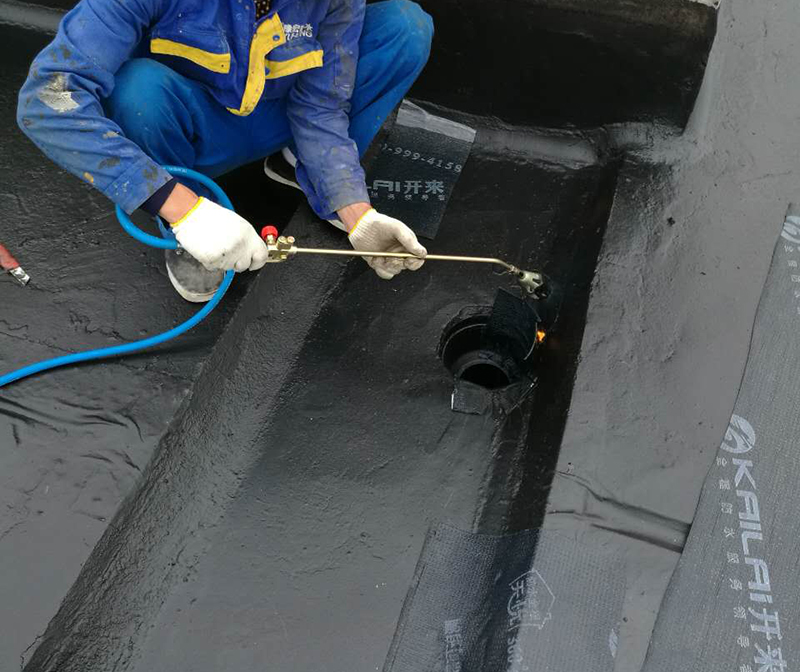 防水卷材施工_开来SECOV湿克威防水